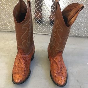 Men’s Vintage Ostrich Cowboy Boots.